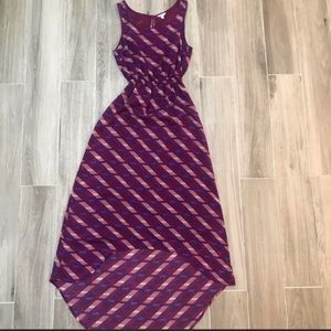 Hi Lo Maxi Dress with open back Size Small